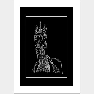 Unicorn Skeleton Posters and Art